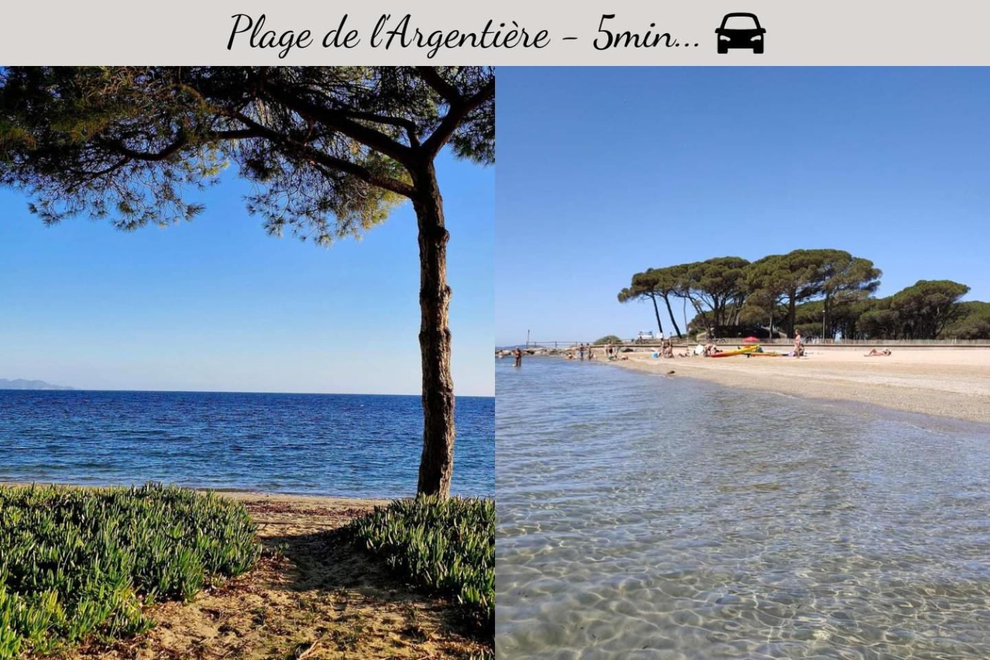 Special Couple & Famille - Lit Queen Size - Netflix - Climatisation - Terrasse Plein Sud - 2 Min Centre-Ville - 6 Min Mer - Parking Prive - Offre Speciale La Londe-les-Maures Zewnętrze zdjęcie